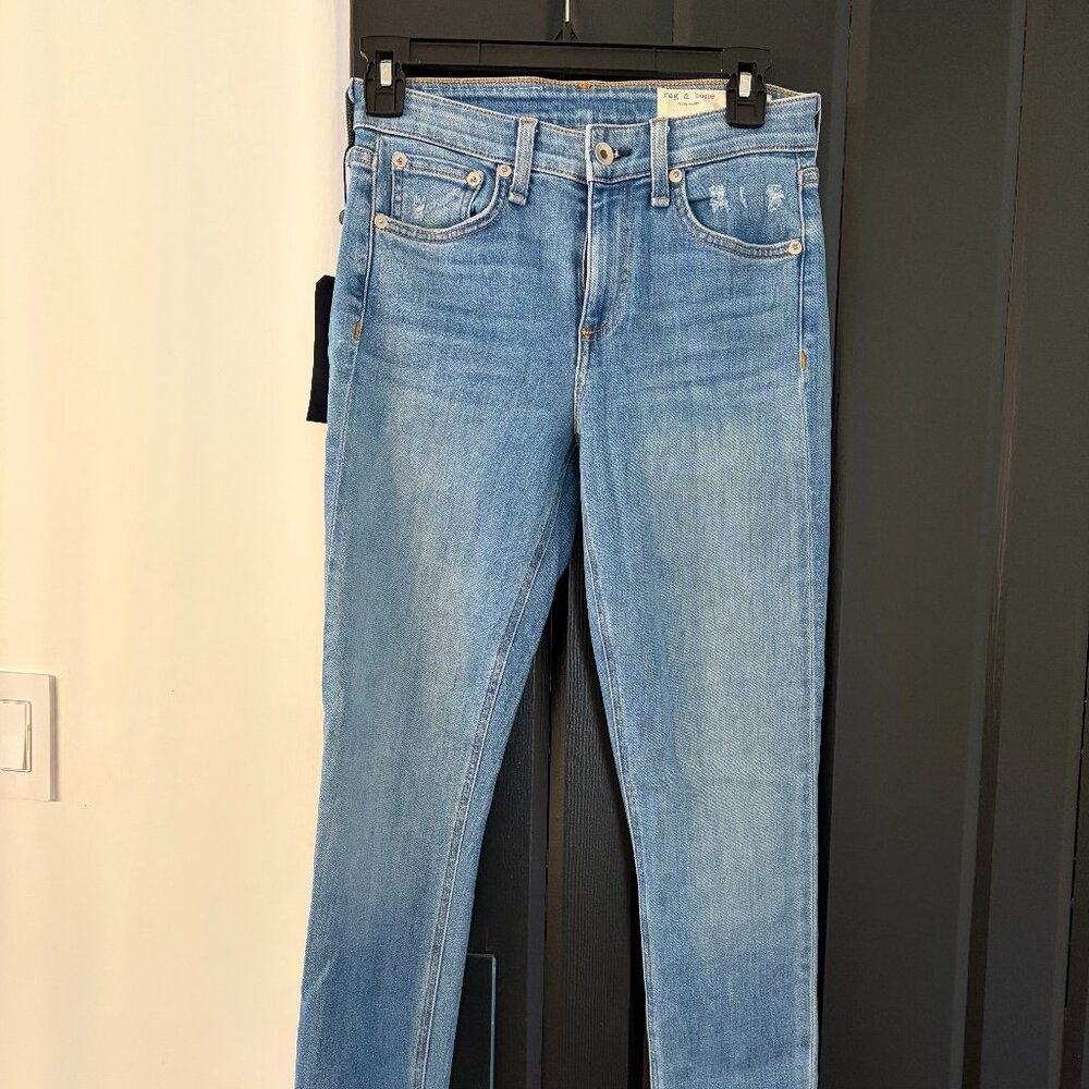 Rag & Bone Cate Mid-Rise Ankle Skinny Jeans  Size 25 — New With Tags